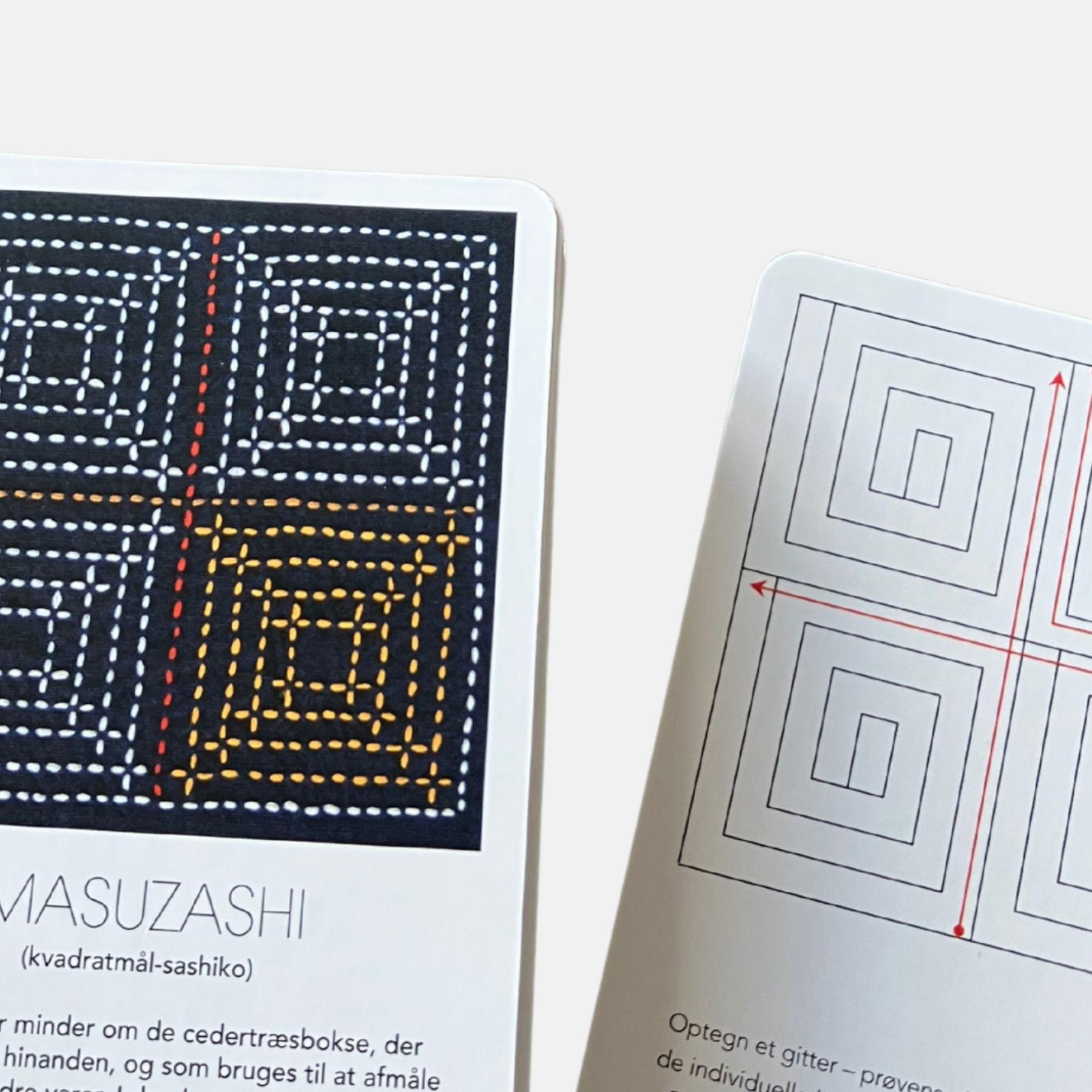 Den ultimative SASHIKO KORTSAMLING - 52 kort med mønstre - Image 7