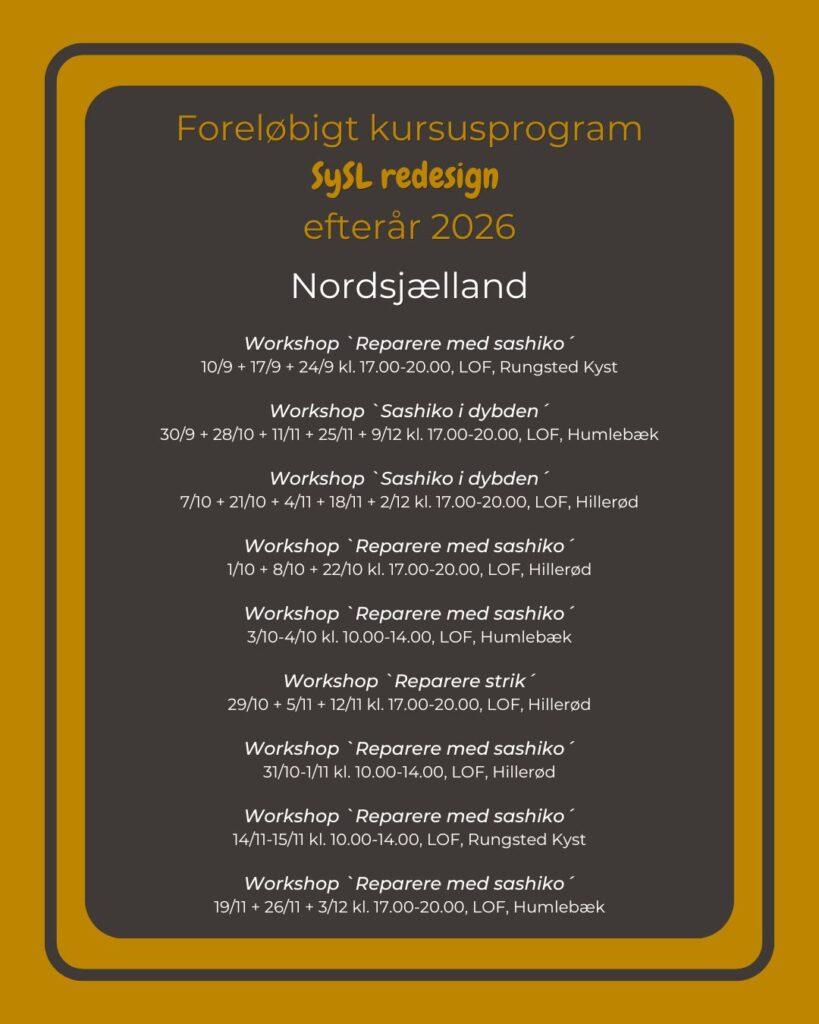 kurser efterår 2026