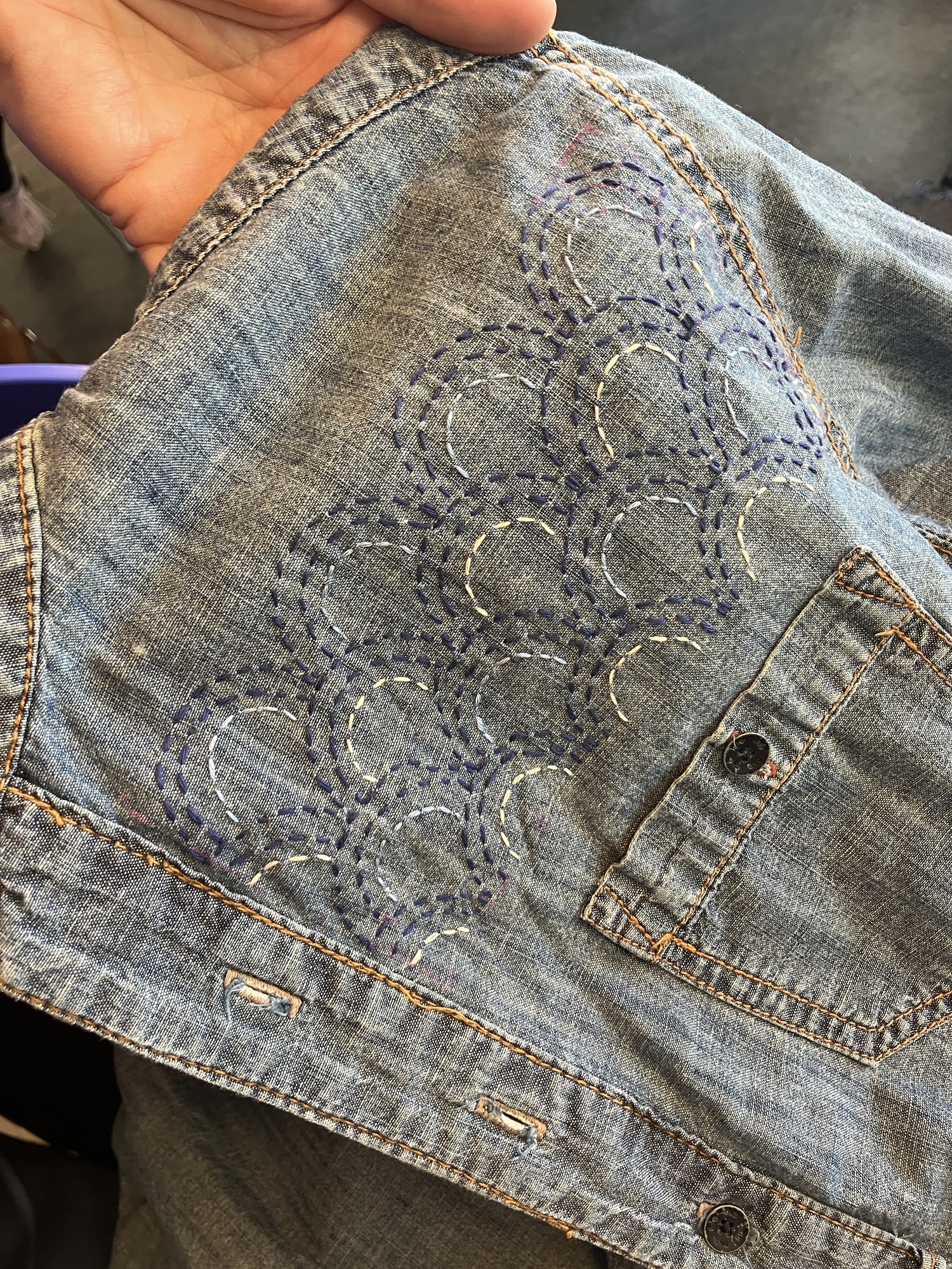Reparere med sashiko (kursus) - Billede 5