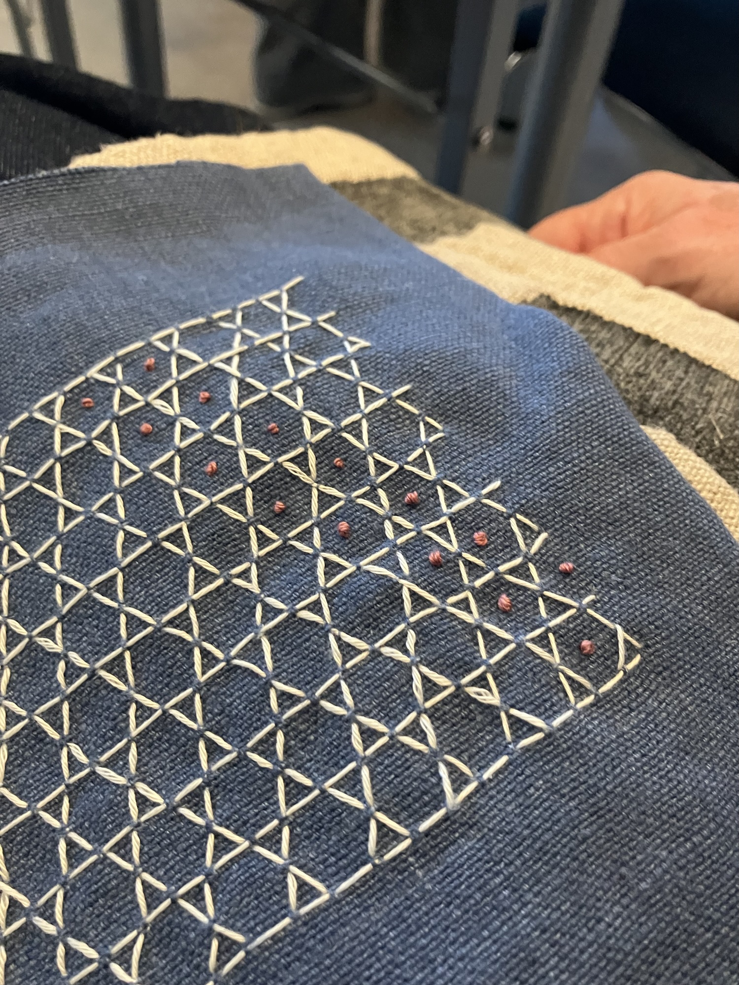 Reparere med sashiko (kursus) - Billede 18