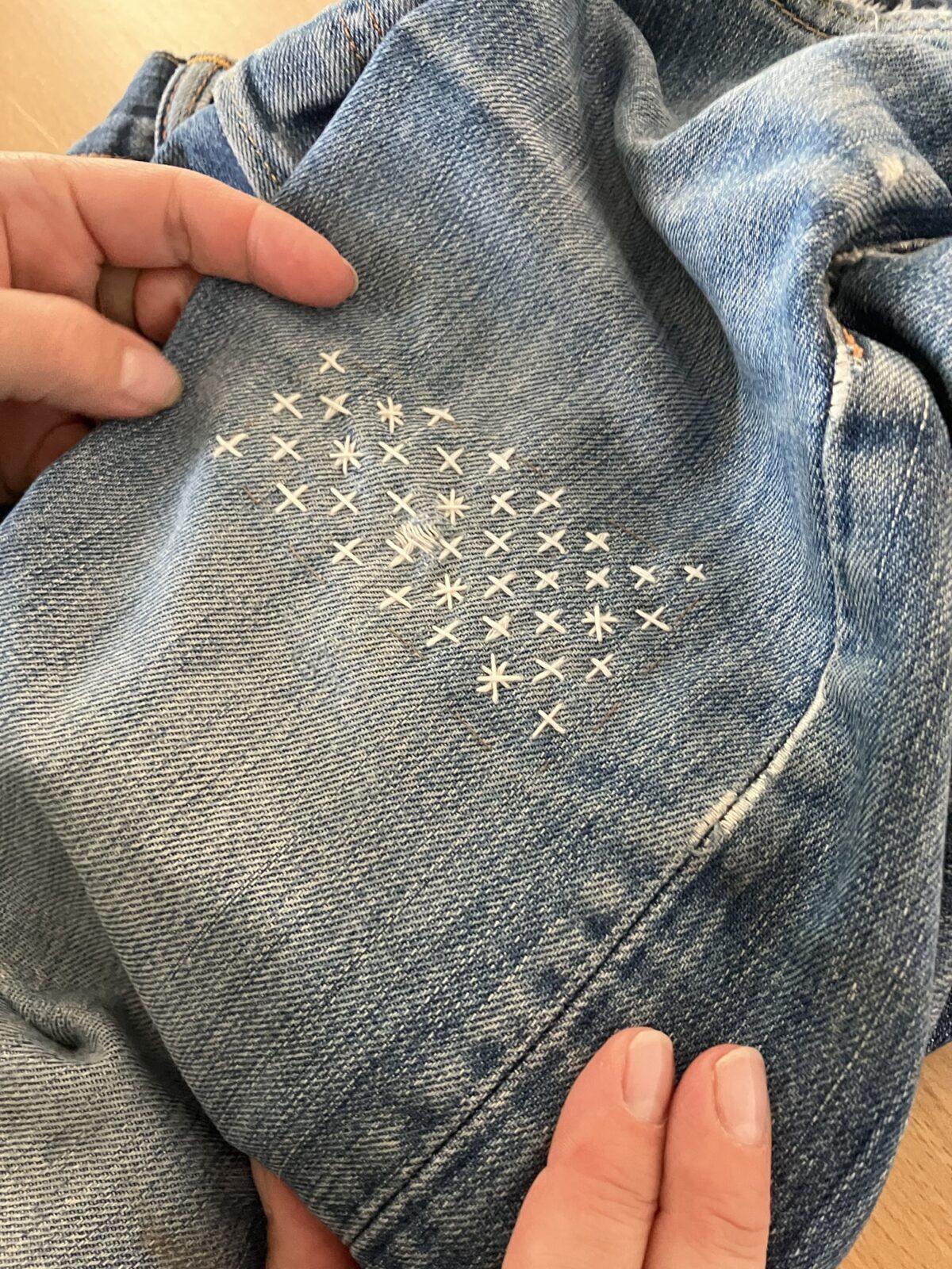 Reparere med sashiko (kursus) - Billede 25